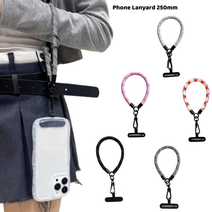 

TERBARU! Mediatech Tali Gantungan Gelang Hp Phone Lanyard 250mm