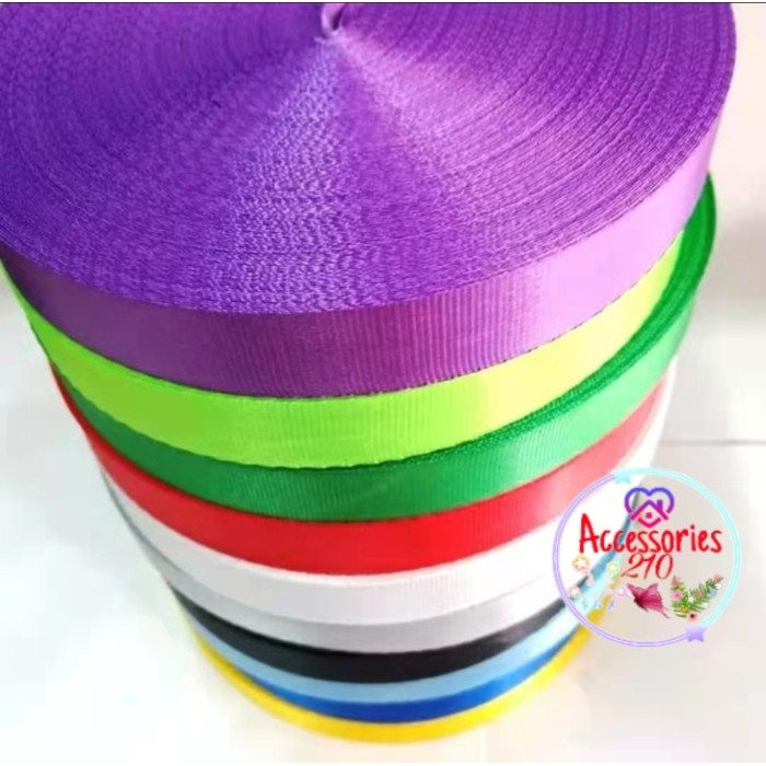 

45meter tali lanyard id card 2,5cm / tali nylon id card 2,5cm