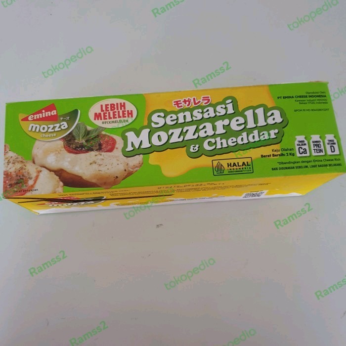 

Emina Mozarella Vegetarian Cheese Keju Amul