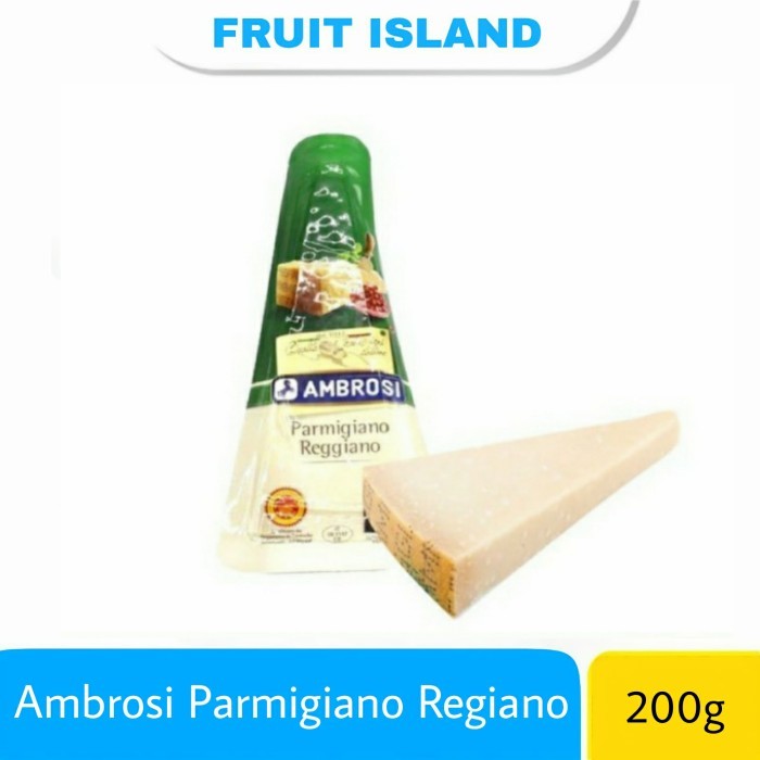 

Ambrosi Parmigiano Reggiano / Keju Parmesan italy 200gr