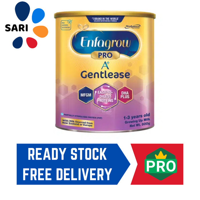 

Enfagrow Pro A+ Gentlese Growing Up Milk Powder Formula - Stage 3 800g