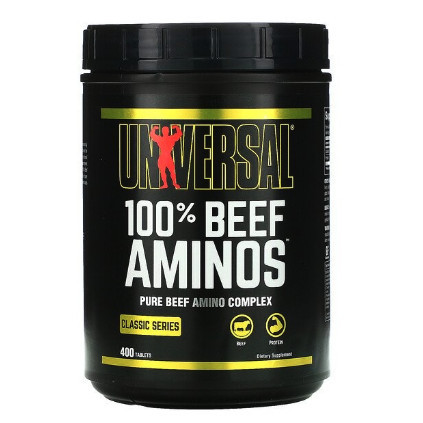

Universal Nutrition 100% Beef Aminos, 400 Tablets