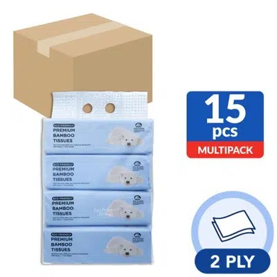 

Cloversoft Bamboo Facial Tissue (2ply) 60 x 150 per pack
