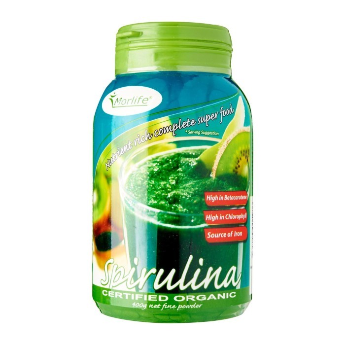 

Morlife Certified Organic Spirulina Powder 400 G 400 g