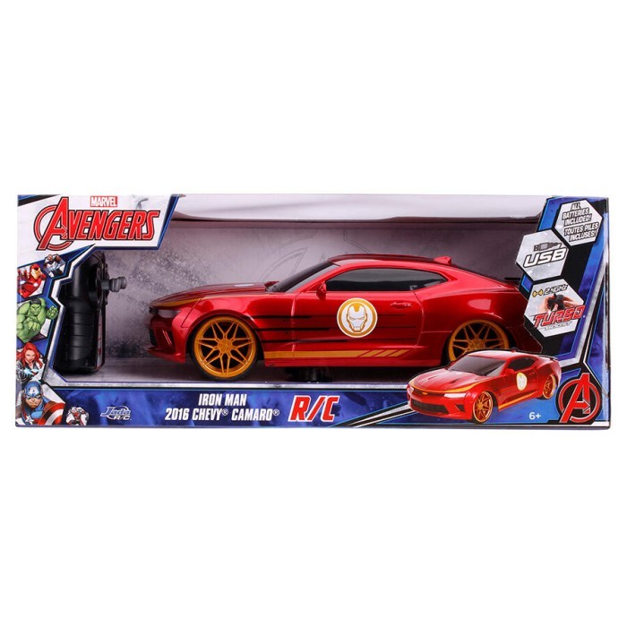 

Jada Marvel Avengers R/C 2016 Chevy Camaso SS Iron Man