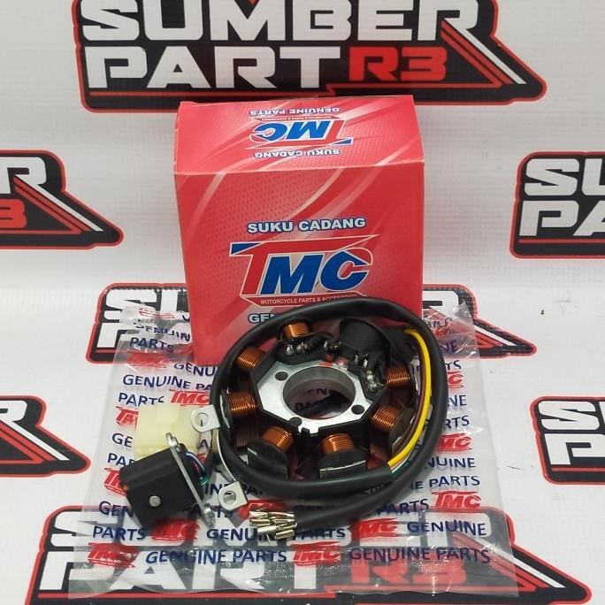 spul jialing 8 pole baut 3 - sparepart viar kaisar ktm nozomi jialing