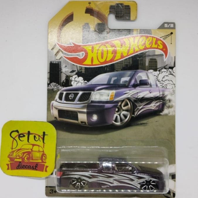 HOT WHEELS HOTWHEELS TRUCK KMART NISSAN TITAN HITAM BLACK RARE