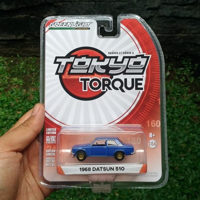 Greenlight Datsun 510 Tokyo Torque Biru