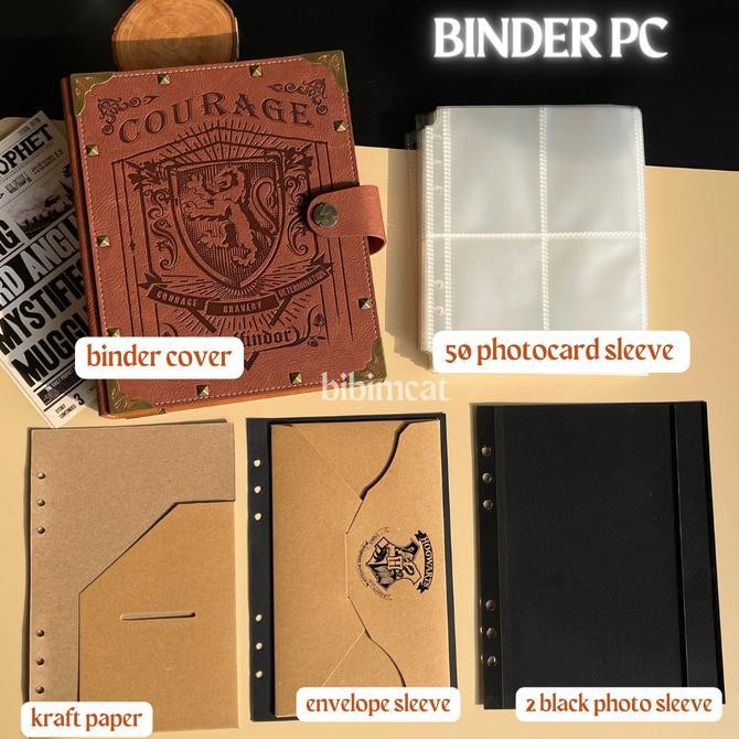 

(A5 SIZE) BINDER JOURNAL SET HOGWARTS HOUSE VERSION / AGENDA NOTEBOOK