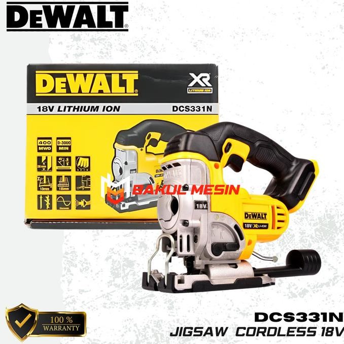 Berkualitas Dcs331N Dewalt Jigsaw Dcs331 Mesin Gergaji Jig Saw ( Hanya Unit )