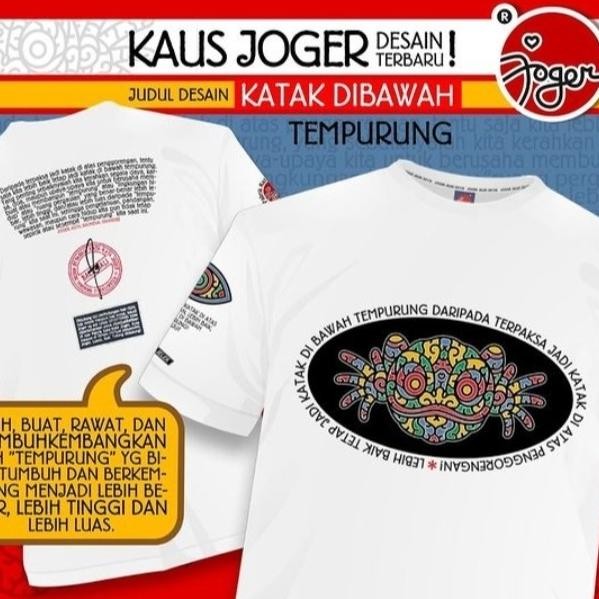 Kaos Joger Spesial Putih Original Asli Bali