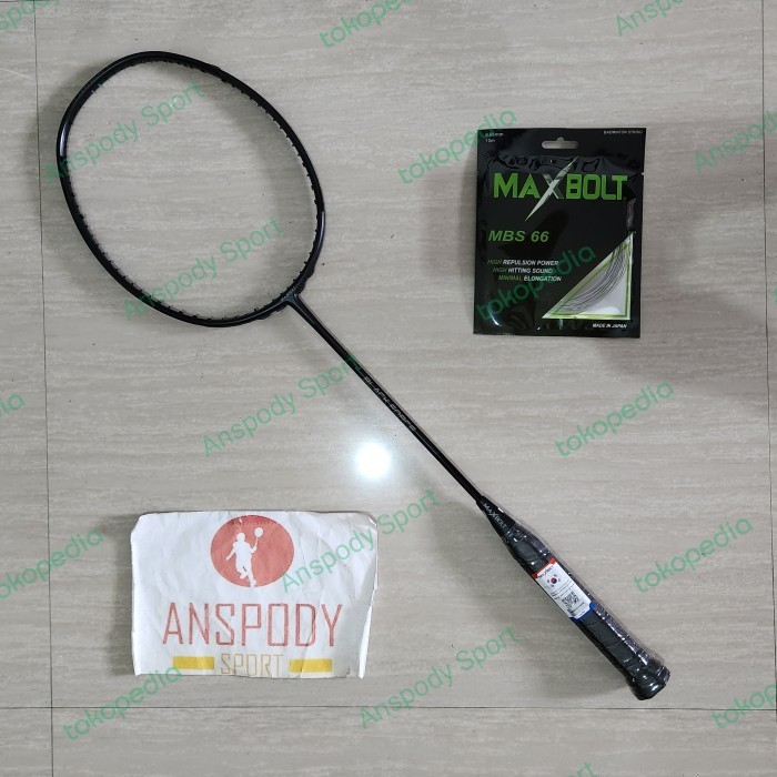 raket badminton maxbolt black force original korea