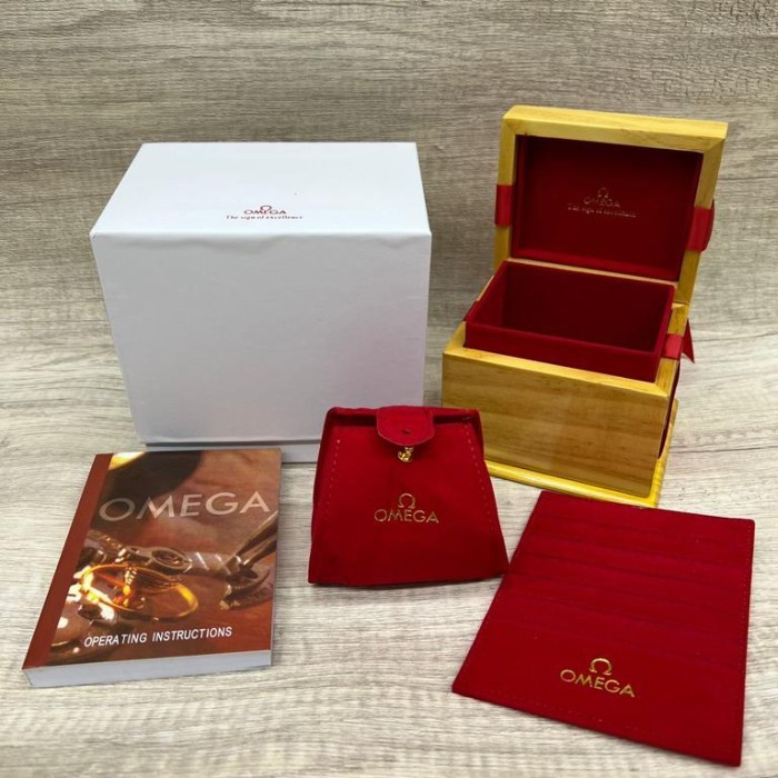 PRODUK TERBATAS BOX JAM TANGAN OMEGA ORIGINAL FULL SET // KOTAK JAM TANGAN ORIGINAL