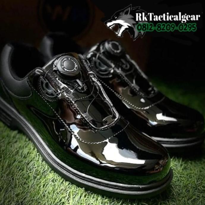 (ORIGINAL) Sepatu PDH Taliputar Tactical  Webest TNI-POLRI Kulit Kilap