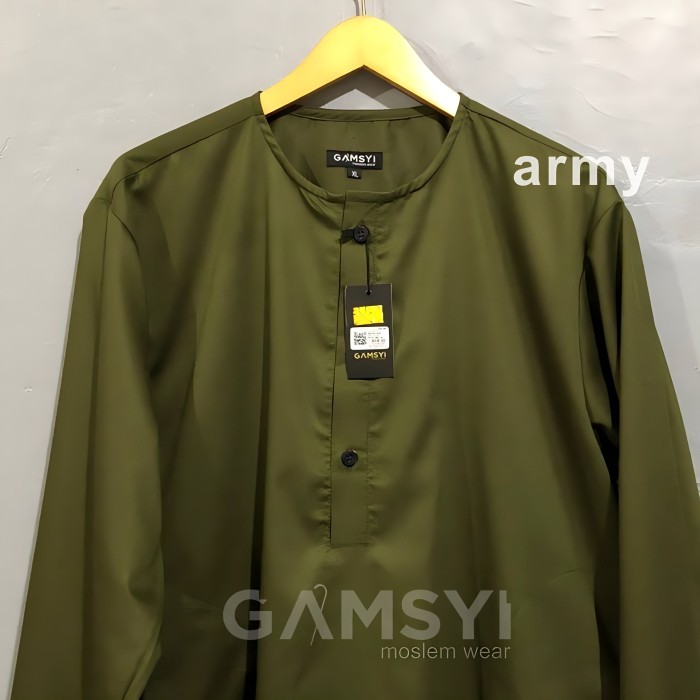 Baju Koko Putih Polos Dewasa/Baju Koko Tanpa Kerah Xxl {TerlarisBest Seller}