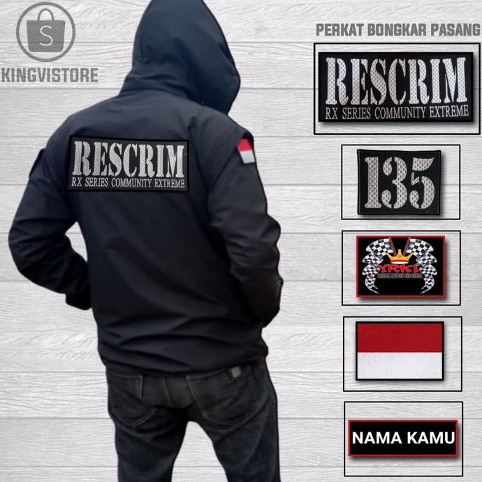 Jaket Rx King Rescrim-Free Bordir Nama Semau Mu