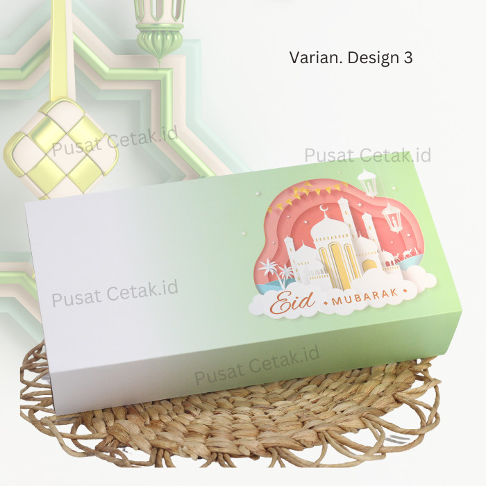 

New! Parsel Ramadan Hampers Toples Parcel Lebaran Dus Kotak Box Kue Kering - Design 3 Idul Fitri