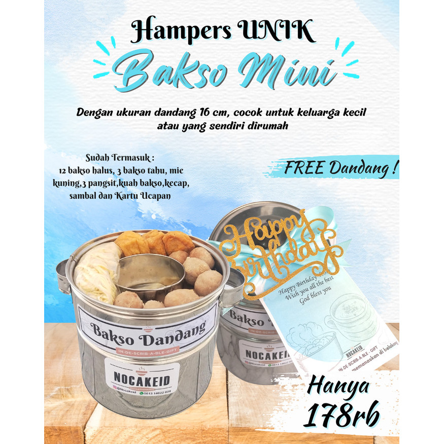 

New! HAMPERS DANDANG SPESIAL RAMADHAN HANTARAN LEBARAN UNIK - B.Dandang Mini Idul Fitri