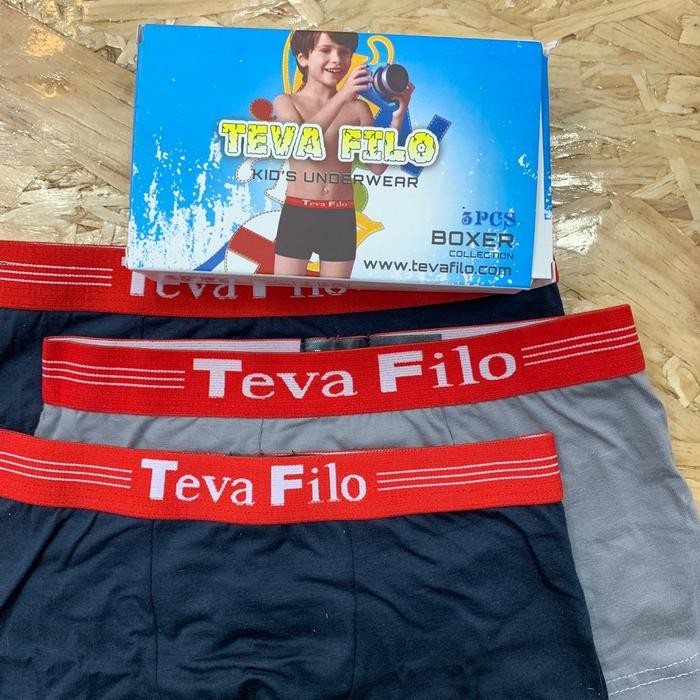 Boxer anak laki TEVA FILO 607, boxer/celana dalam anak laki/cowok Fashion