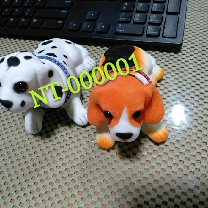 BEST PAKET BONEKA GOYANG PAJANGAN DASHBOARD MOBIL DALMATION&ANJING ORANGE