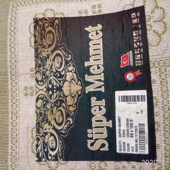 Spesial Karpet Sajadah Imam Turki Asli Kualitas Tebal Bahan Sutra