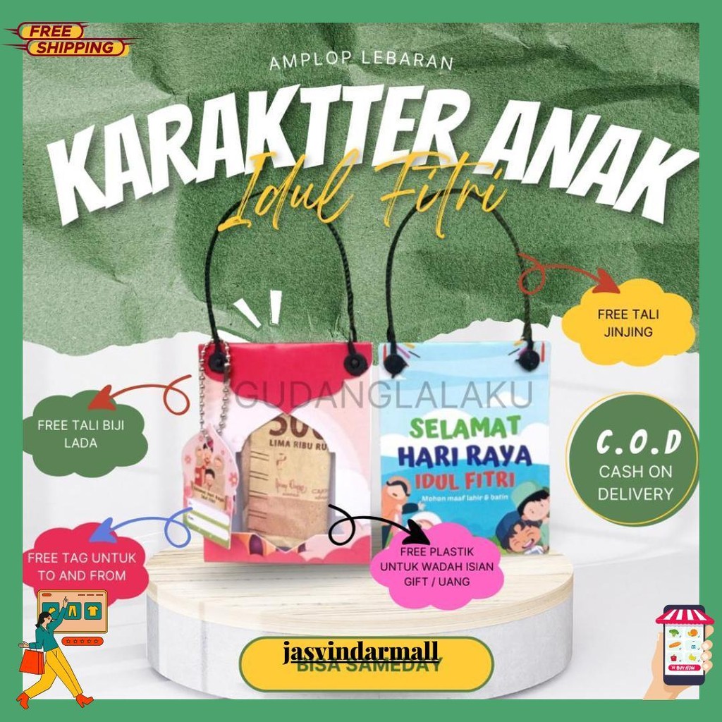 

Ready Stock Amplop Lebaran Viral Isi 20 Pcs | Amplop Tas Viral Karakter Anak | Tetntengan Bingkisan Lebaran 2024 | Amplop Lebaran Idul Fitri Lucu Aestetik Gratis Ongkir