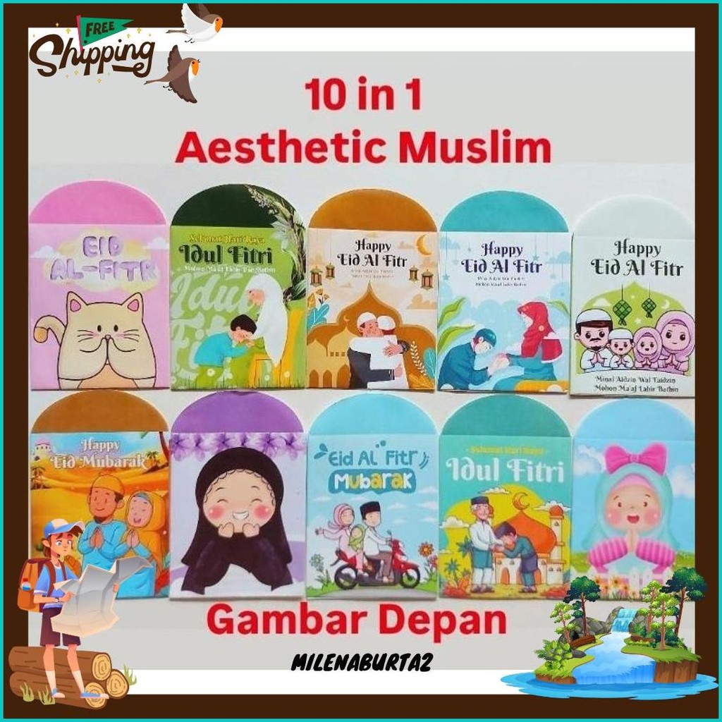 

Amplop Lebaran Special 2025, 10 In 1 Siap Kirim