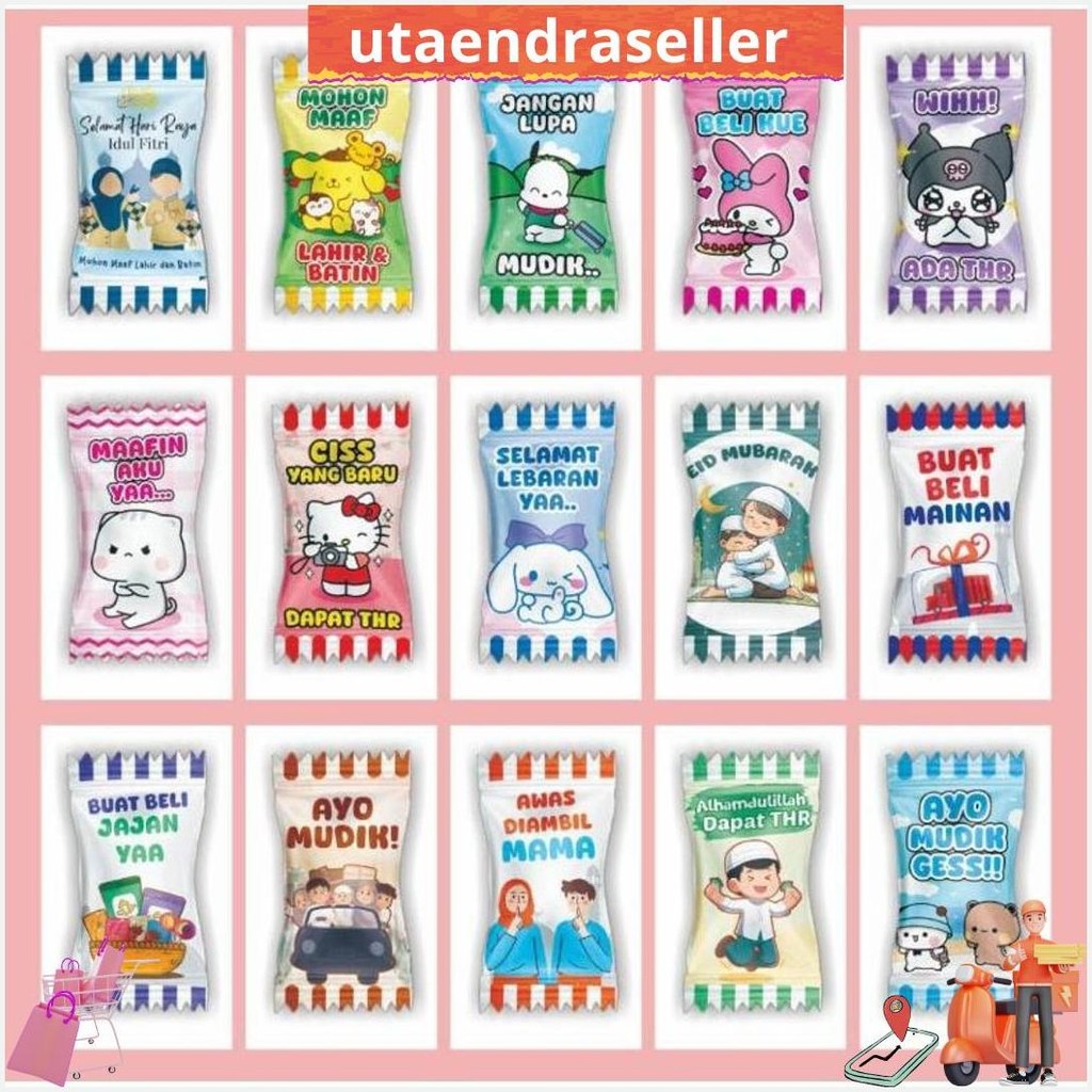 

Amplop Permen Seri Shabic ( Isi 10 Pcs ) / Amplop Lebaran Unik Original Produk