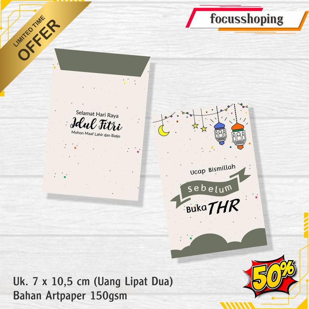 

Angpau Lebaran Unik / Amplop Lebaran Karakter Lucu / Amplop Lebaran Hari Raya Idul Fitri Murah Siap Kirim