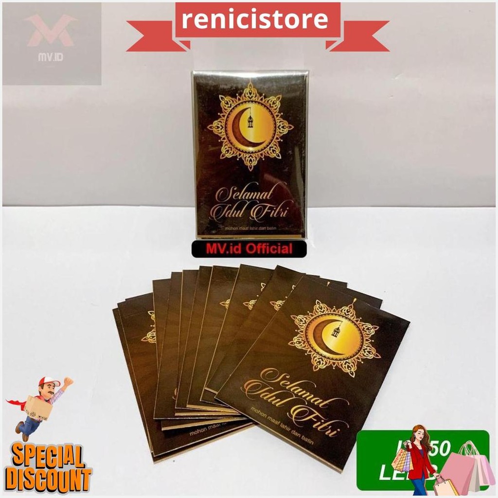 

Ready Stok 50 Lembar Amplop Lebaran Angpao / Amplop Hari Raya / Amplop Lebaran Termurah Mika Isi 50 Lembar Kemasan Premium Eid Mubarak Idul Fitri 2025 Termurah Cod