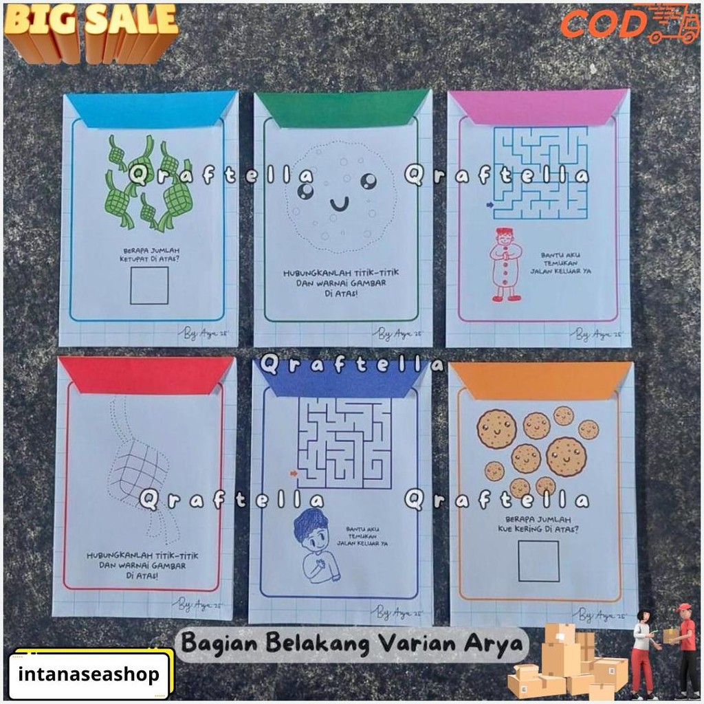 

Amplop Lebaran Idul Fitri 2025 Motif Doodle (Isi 10 Amplop) || Angpau Lebaran Unik Estetik Gratis Ongkir