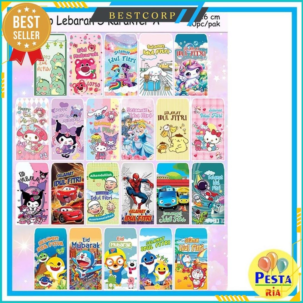 

Murah !! Amplop Idul Fitri Isi 10Pcs Uk S Karakter / Angpao Lebaran Kecil / Amplop Lebaran Idul Fitri / Angpao Karakter Cowok Cewek / Amplop Lebaran Mini / Amplop Lebaran 2025, Islamic, Lebaran, Idul Fitri, Eid Mubarak, Hari Raya,Fitr,Amplop Lebaran Lucu