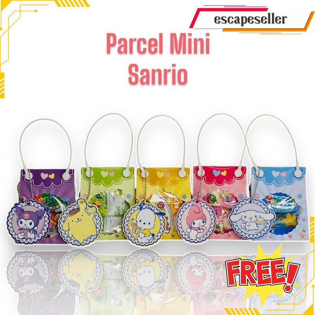 

20 Pcs Parcel Mini Sanrio - Parcel Mini Lebaran - Amplop Lebaran Estetik Cod