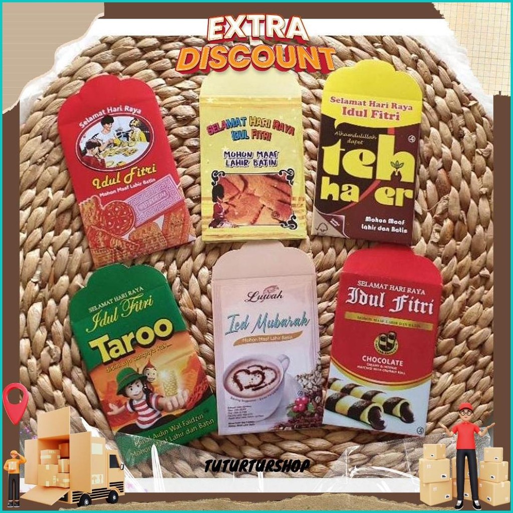 

Amplop Lebaran Motif Snack Motif Atm Viral Angpau Idul Fitri Terlaris