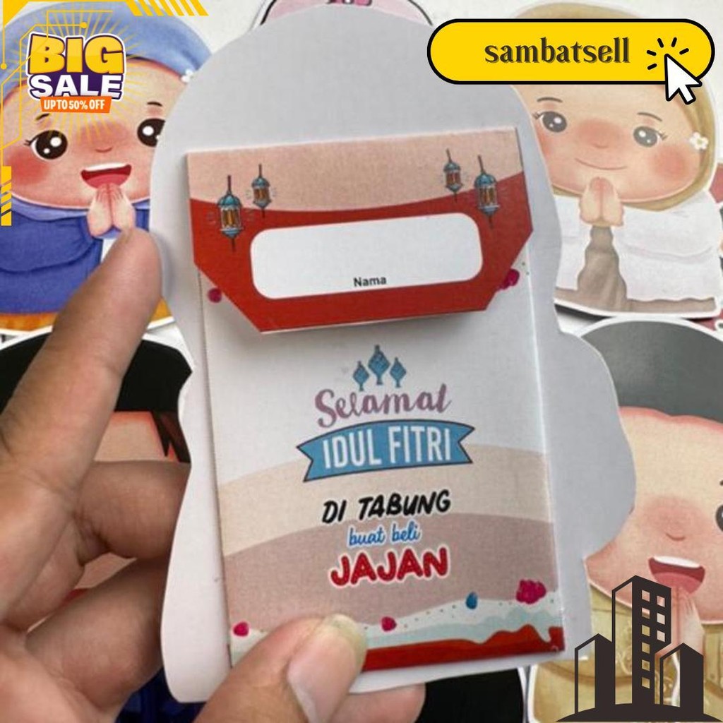 

Amplop Lebaran Idul Fitri Karakter 3D Lucu Gemoy 9 Pcs Siap Kirim