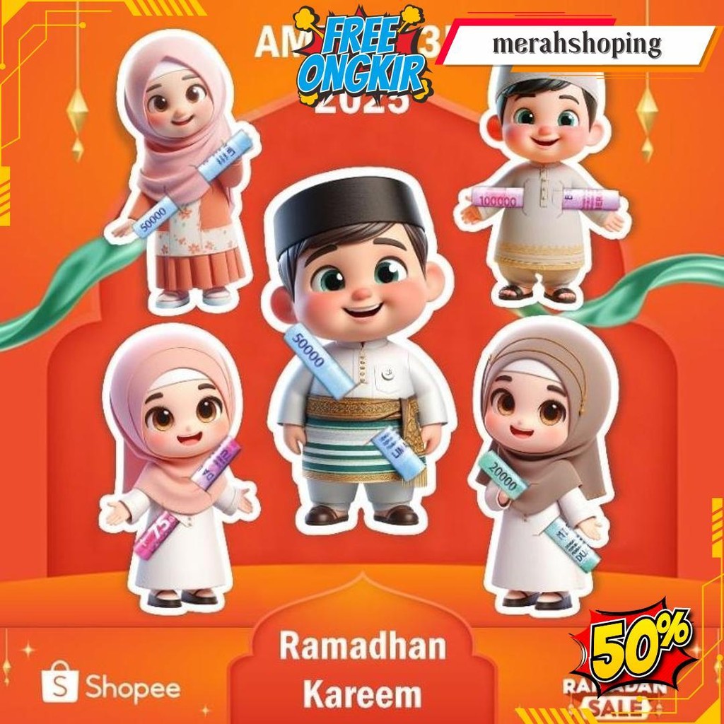 

Terlaris 2025 Amplop Lebaran Isi 10 Pcs Amplop Angpau Lebaran Uang Selip Karakter 3D Peluk Lucu Gemoy Gratis Ongkir