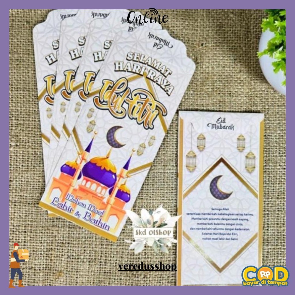 

Amplop Lebaran Ampau Lebaran Masjid Df Ukuran Panjang Isi 5 Lembar Siap Kirim