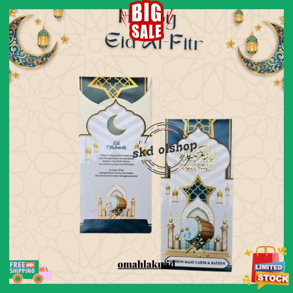 

Amplop Lebaran Angpau Lebaran Prmium Poly Embos Df2 Ukuran Panjang 7,5 X 16 Cm(Isi 25 Lembar) Gratis Ongkir