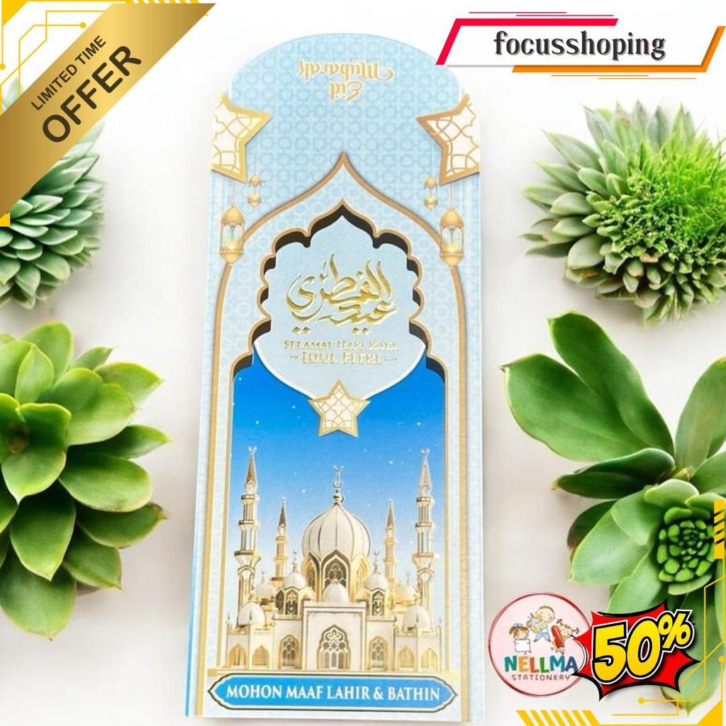

Ampau Angpau Amplop Lebaran Panjang Embos Timbul ( Isi 5 Pcs ) Model Estetik Termurah Banget