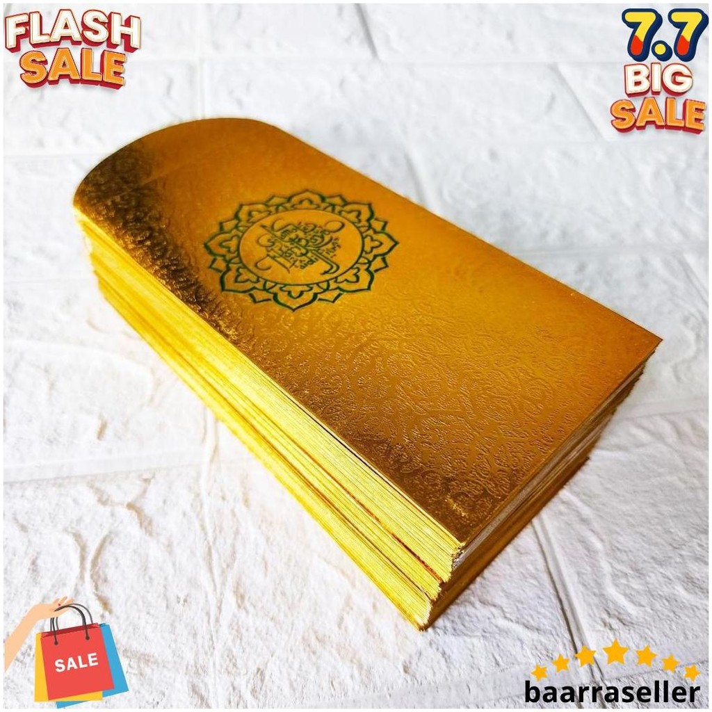 

[10 Pcs ] Amplop / Angpau Lebaran Embos Kaligrafi Mewah Dan Executive Ukuran Panjang Bisa Cod