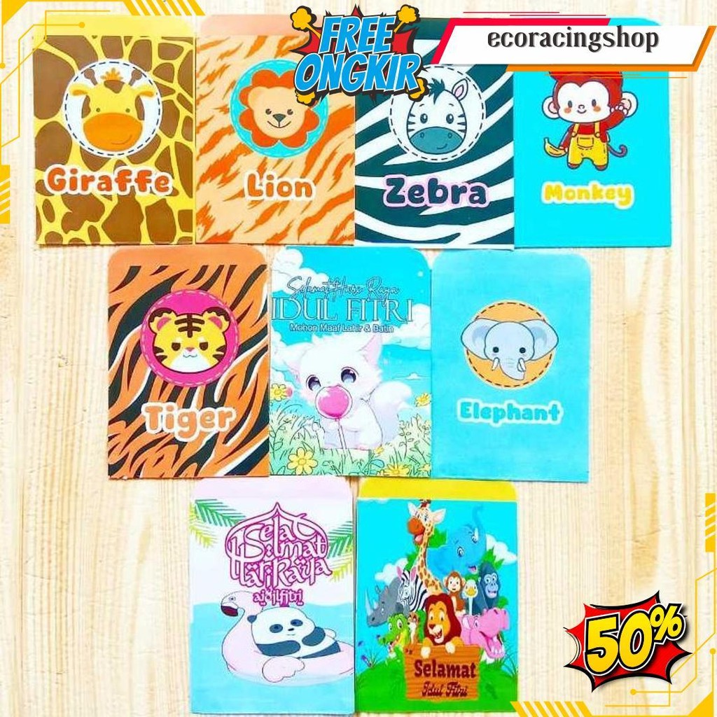 

Amplop Angpau Uang Lebaran Kartun Sanrio Animal 1 Set Isi 10 Pcs Siap Kirim