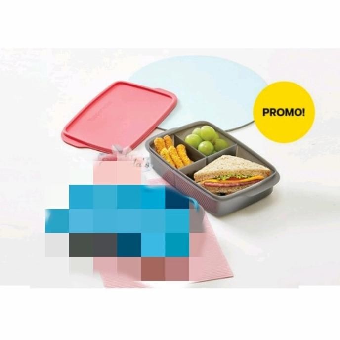 Grosir Devided Lunch Box Kotak Makan Tupperware Ori