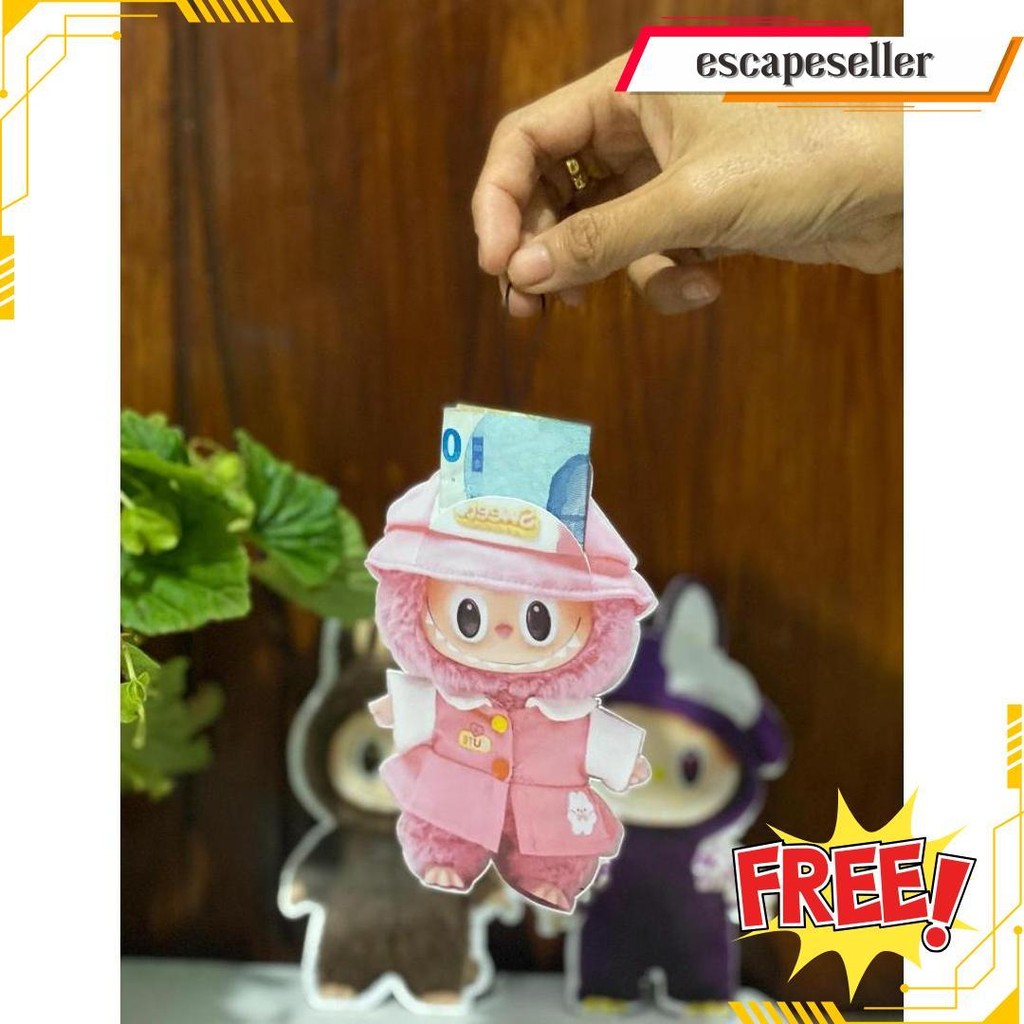 

Amplop 3D Karakter Labubu Lebaran 2025 Angpau Natal Imlek Lucu Unik Cod