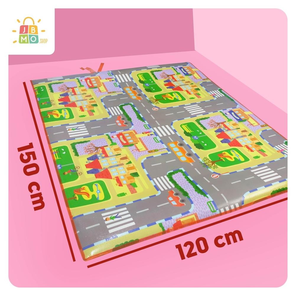 ZX41 karpet spon karakter tikar spons tikar gulung tikar plastik karpet lantai tebal 1.5mmx120x150cm