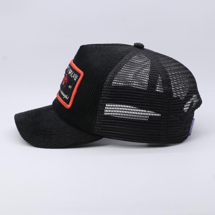 SALE TERMURAH TOPI JARING TRUCKER HAT LIDAH PENDEK HITAM VISOR PENDEK ARWANA GRELYSITED READYY