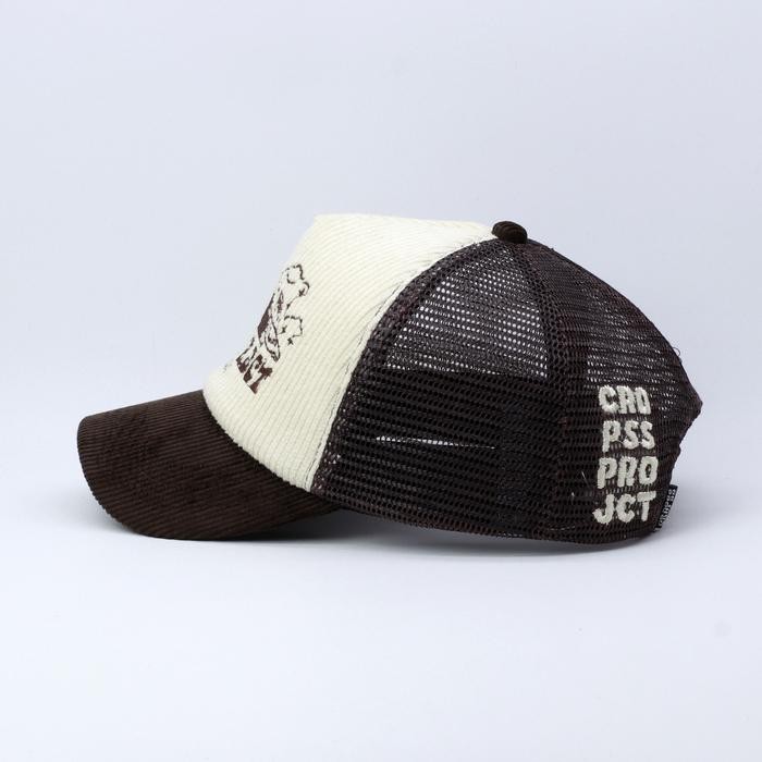 PRODUK TERLARIS CROPSS TOPI TRUCKER TOPI JARING LIDAH PENDEK TOPI CORDUROY BORDIR THREE SWAN READYY