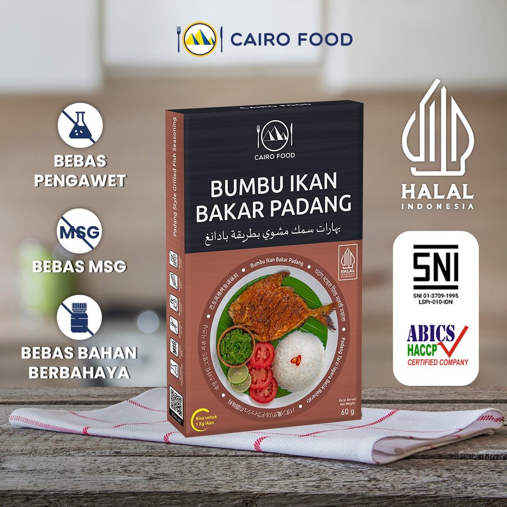 

Bumbu Ikan Bakar Padang Non MSG - Cairo Food