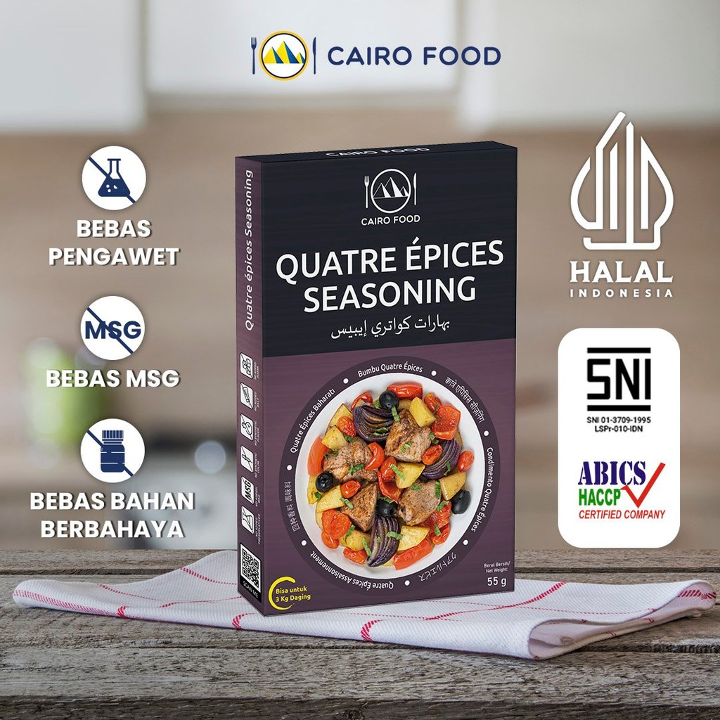 

Bumbu Quatre épices Non MSG - Cairo Food