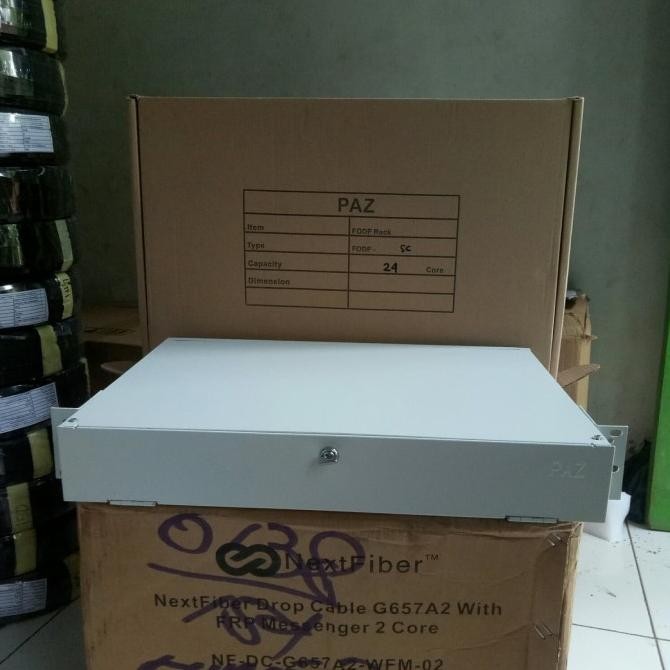 OTB 24 core SC UPC singlemode Lengkap merk PAZ
