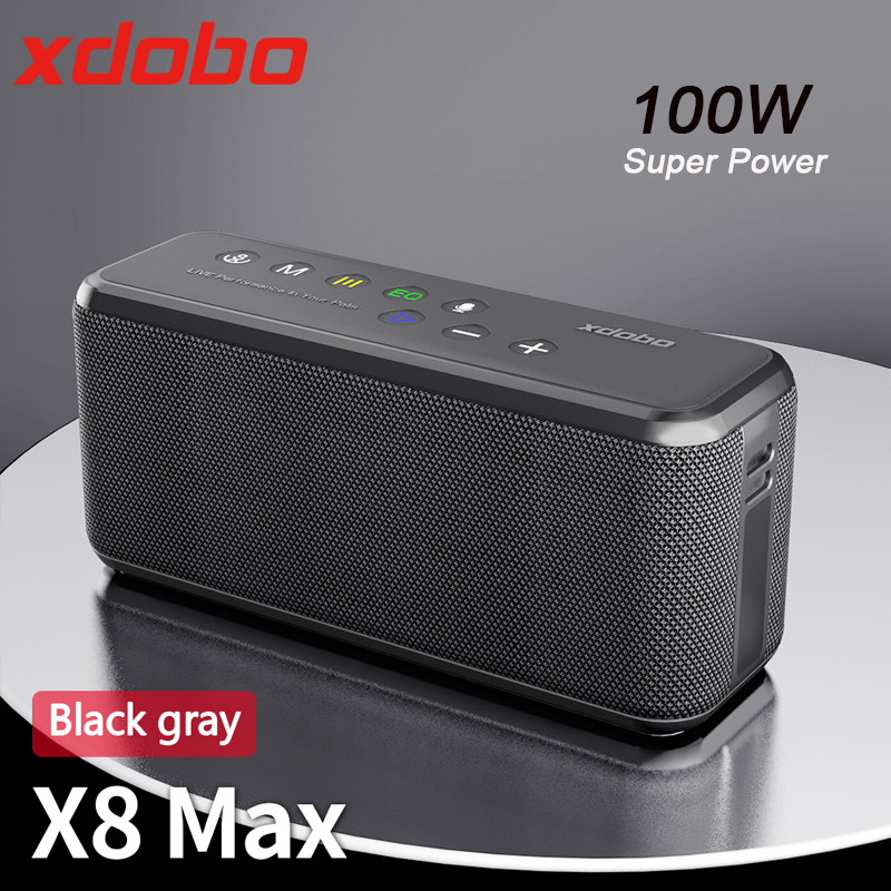 IQS XDOBO X8 Max 100W Super Power Bluetooth-Compatiable Wireless Speaker TWS Subwoofer Power Bank Fu